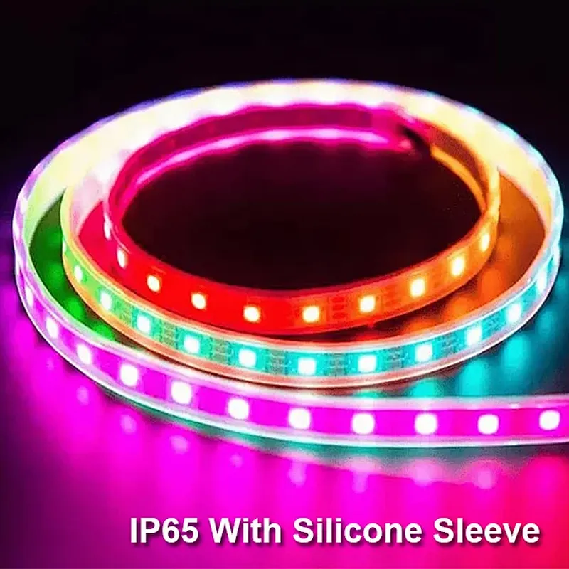 DC5V 9W IP20 IP65 SK6812 Dimmable Smart RGB LED Strip Lights